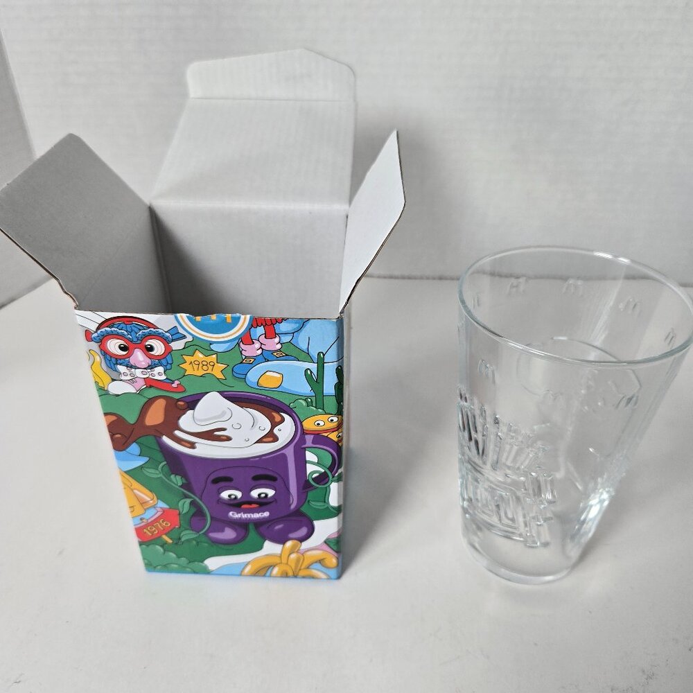 Grimace McDonalds Drinking Glass